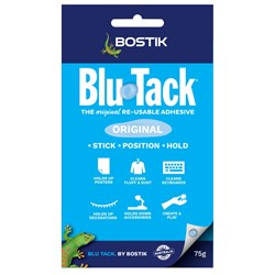 BOSTIK BLU-TACK 75GR BLUE COMPACT PACK BLUTACK