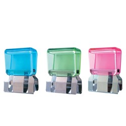 CARL MORI CLIPS MED ASSORTED COLOURS Large 60 Sheet Capacity No.