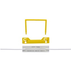 AVERY TUBECLIP FILE FASTENER YELLOW BOX 100