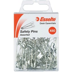 ESSELTE SAFETY PINS Assorted