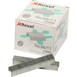 REXEL STAPLES No.66 11mm Giant 80sht EA