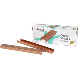 REXEL COPPER STAPLES NO56 26/6 PKT 5000 EA