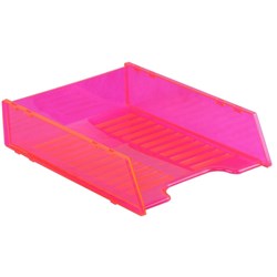 ITALPLAST NEON DOCUMENT TRAY Multifit - Neon Red