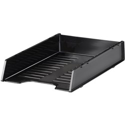 ITALPLASTGREENR DESK ACCESS Document Tray Black Recycled