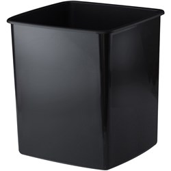 ITALPLASTgreenR DESK ACCESS Tidy Bin 15Ltr Black Recycled