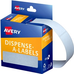 AVERY DISPENSER LABELS Rectangles DMR1964W 19x64mm White EA