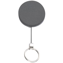 REXEL RETRACTABLE KEY HOLDERS WITH RING 700mm Black