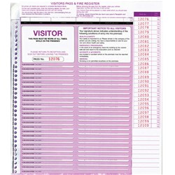 VISITORS PASS SLIPS PKT250 CVSFR ZIONS