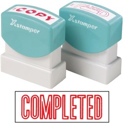 XSTAMPER - 1 COLOUR - TITLES A-C 1026 Completed Red EA