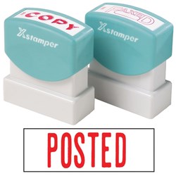 XSTAMPER - 1 COLOUR - TITLES P-Q 1047 Posted Red EA