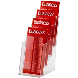 ESSELTE BROCHURE HOLDER DL 4 Tier Free Standing