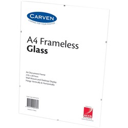 Q-FRAME CERTIFICATE FRAME GLASS A4 Glass Frame