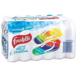 FRANTELLE SPRING WATER 600ml Pack 24