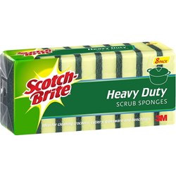 SCOTCH-BRITE SPONGE Heavy Duty Scrub 8pk