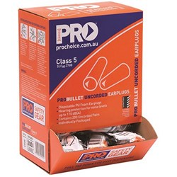 PROPLUG EPOU UNCORDED EARPLUGS Disposable 110dB Class5 ,10prs