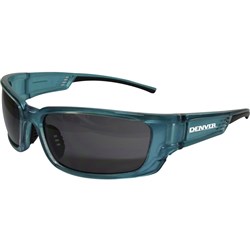 MAXISAFE DENVER SAFETY GLASSES Smoke Lens with Blue Frame