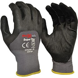 MAXISAFE SYNTHETIC COAT GLOVES Supaflex 3/4 Coated Glove Small