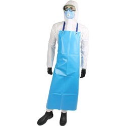 MAXISAFE PVC APRON Blue - 1000x1370mm