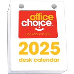 OFFICE CHOICE DESK CALENDAR Refills Top Opening 100x75mm