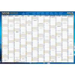 COLLINS WRITERAZE WALL YEAR PLANNERS 700x500mm Laminated