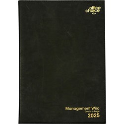 OFFICE CHOICE MANAGEMENT DIARY WIRO A4 1 Day to a Page 30 min