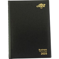 OFFICE CHOICE BUSINESS DIARY A4 1 Day to a Page 1 Hr