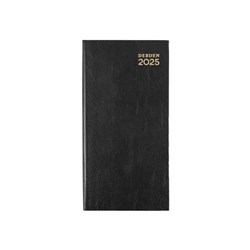 Debden Kyoto Slimline Diary Week To View 88X176mm Black