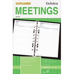 DAYPLANNER DESK EDITION REFILLS - 7 RING Meetings