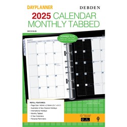 DAYPLANNER DESK EDITION REFILLS - 7 RING Monthly Dated Tab Refill (1