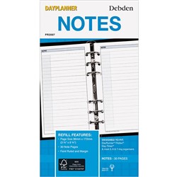 DAYPLANNER PERSONAL EDITION REFILLS - 6 RING Notes