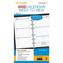 DAYPLANNER PERSONAL EDITION REFILLS - 6 RING Weekly Dated 1 YR EA