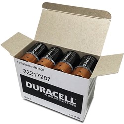 Battery Duracell C BOX 12