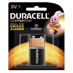 BATTERY DURACELL 9V CARDED SINGLE