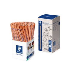 STAEDTLER NATURAL JUMBO PENCIL Triangular 2B Cup of 72