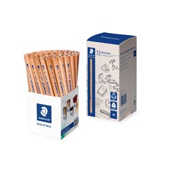 STAEDTLER NATURAL JUMBO PENCIL Triangular HB Cup of 72