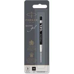 PARKER REFILLS & INK Gel Medium BL1 Black