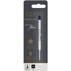 PARKER REFIL INK MED BLACK Quink Ballpoint Medium BL1 Black