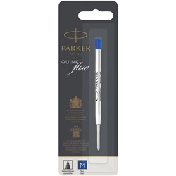 PARKER REFILLS & INK Quink Ballpoint Medium BL1 Blue