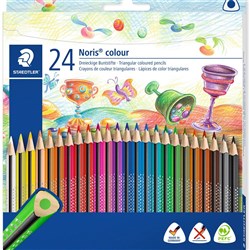 Noris Club Triangular Coloured Pencil Assorted Pack of 12