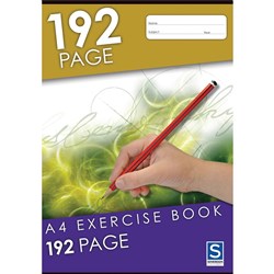 Sovereign Exercise Books A4 8mm Ruled 192pg