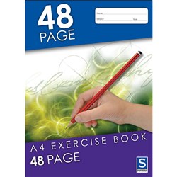 Sovereign Exercise Books A4 8mm Ruled 48pg